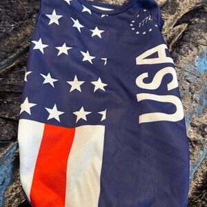 USA Stars & Stripes Athletic Tank large for dogs